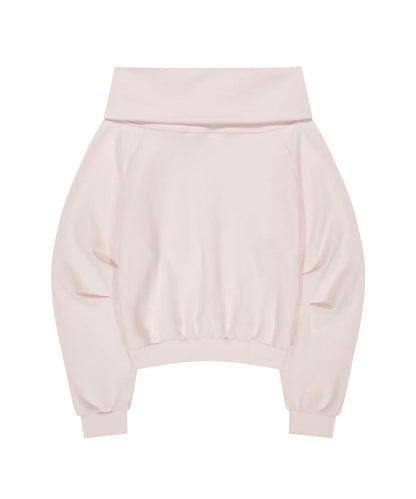 ILLIGO Pure Bow Off-Shoulder Sweatshirt