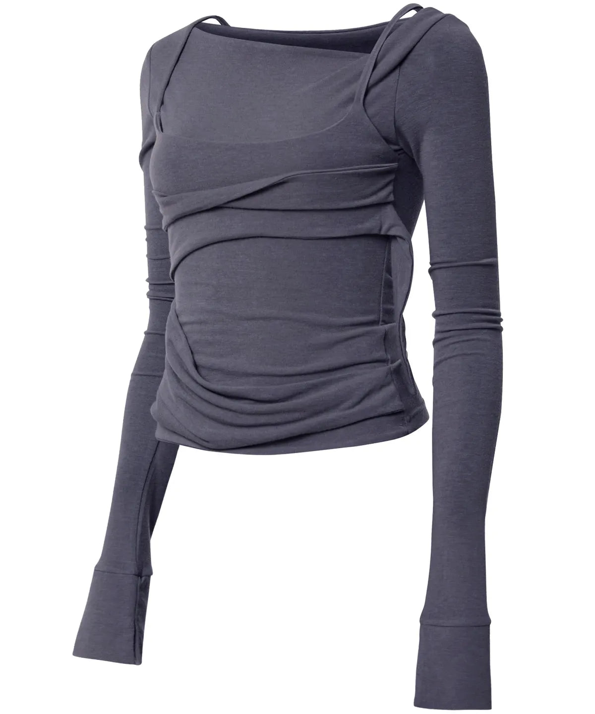 Flare Up Layered Bustier Long Sleeve