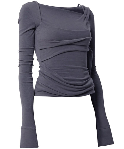 Flare Up Layered Bustier Long Sleeve