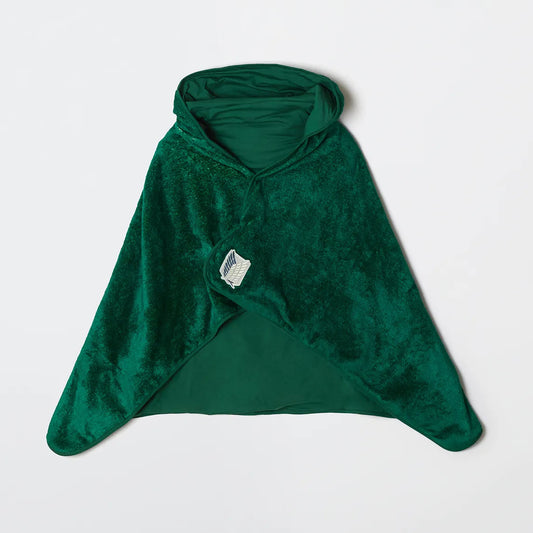 [Attack on Titan] SPAO Hooded Blanket_Green
