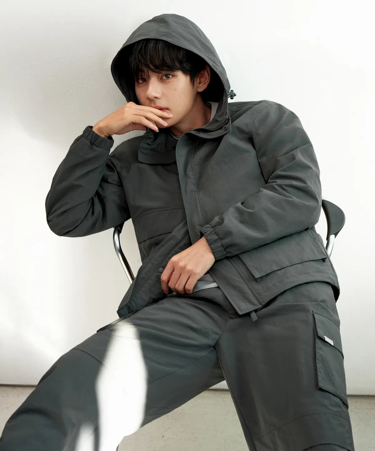 [BTS V Pick] 26SS Snow Peak Camp Utility Windbreaker / Wide pants