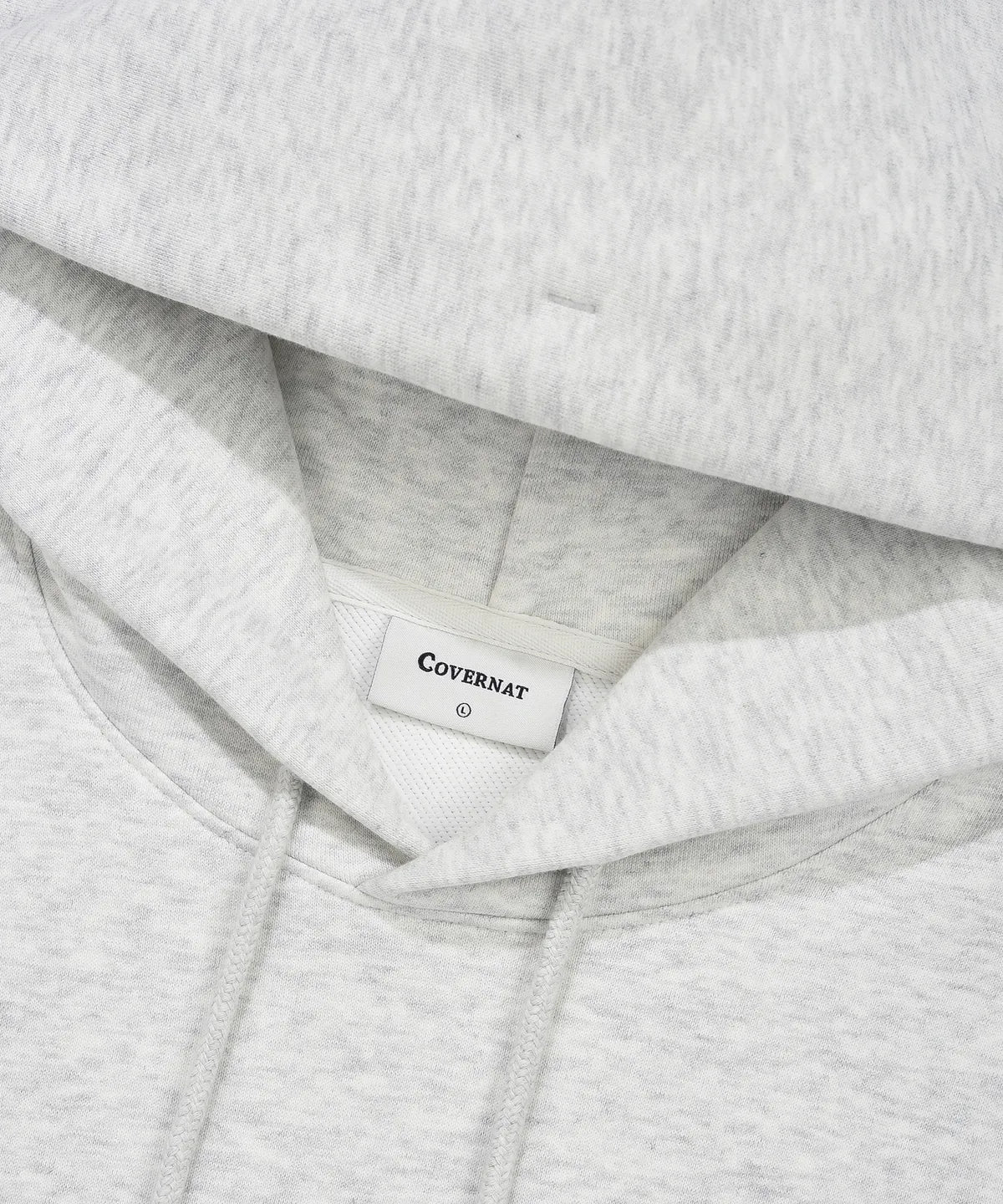 [TXT Soobin Worn] 26SS Covernat Center Logo Hoodie Heather Grey