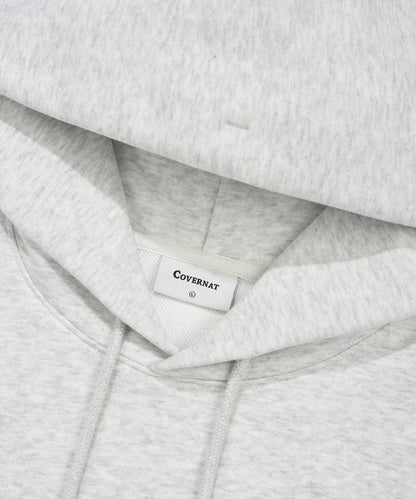 [TXT Soobin Worn] 26SS Covernat Center Logo Hoodie Heather Grey