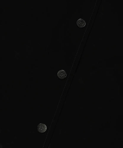 [Aespa Giselle Worn] 26SS Wacky Willy Women's Velvet-Like Varsity Jacket in Black