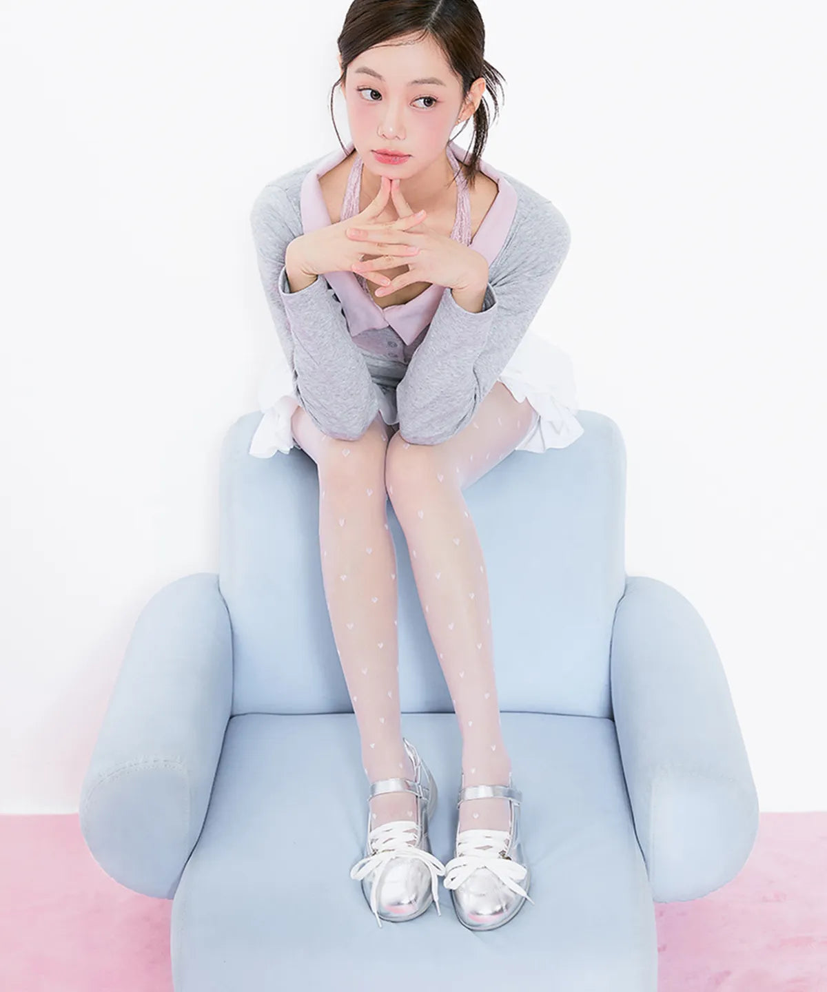 CHAAKAN Cocomel Quilted Mary Jane Sneakers