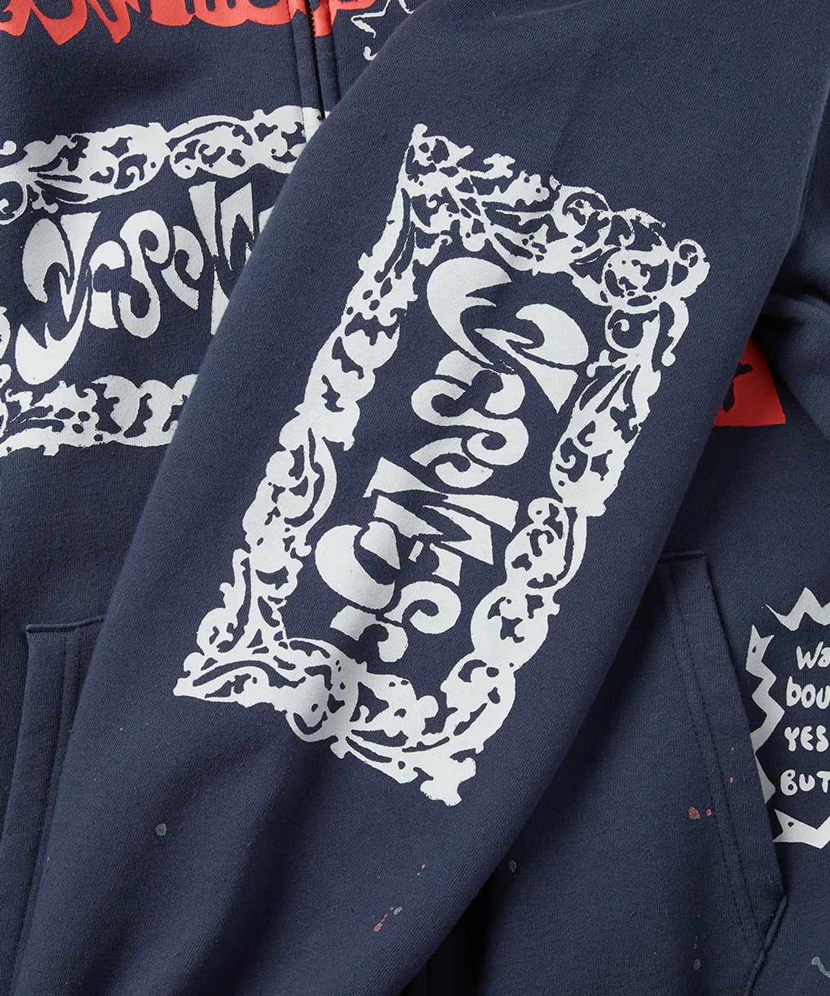[LNGSHOT Louis Worn] YESEYESEE Scanned Zip-up Hoodie