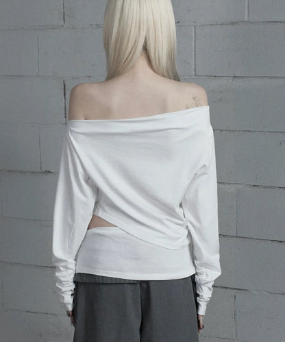 [Itzy Ryujin Worn] ETRE AU SOMMET Cut-Out Open Long Sleeve