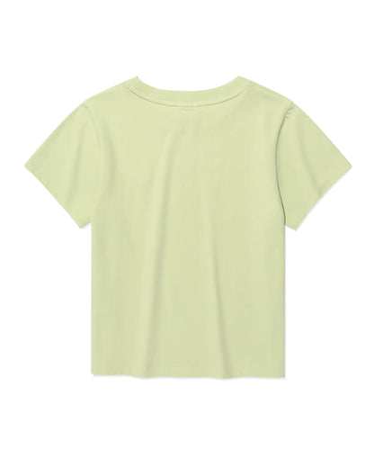 [Aespa Giselle Worn] 26SS Wacky Willy Women's Lily Crop Short Sleeve T-Shirt