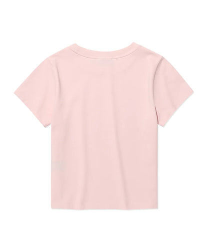 [Aespa Giselle Worn] 26SS Wacky Willy Women's Lily Crop Short Sleeve T-Shirt
