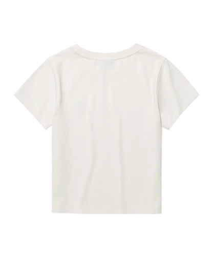[Aespa Giselle Worn] 26SS Wacky Willy Women's Lily Crop Short Sleeve T-Shirt