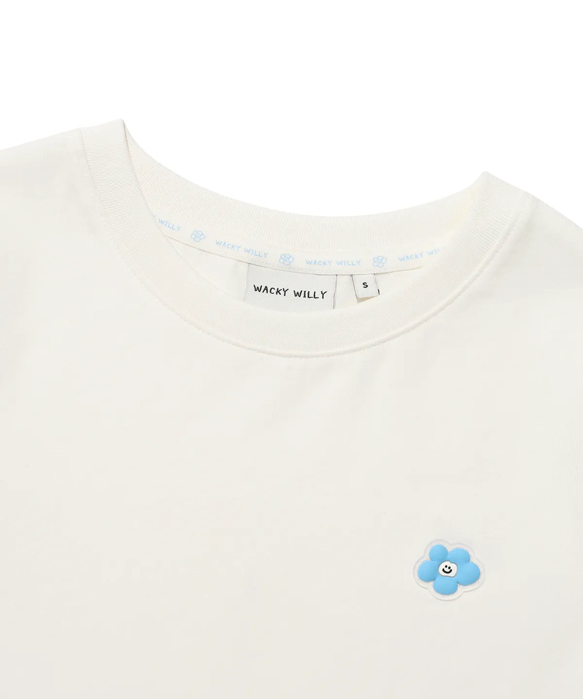 [Aespa Giselle Worn] 26SS Wacky Willy Women's Lily Crop Short Sleeve T-Shirt