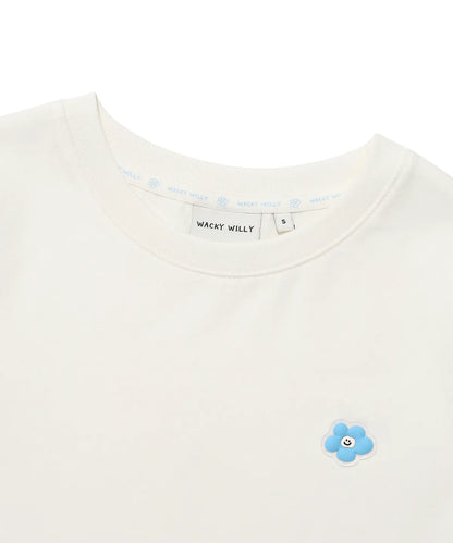 [Aespa Giselle Worn] 26SS Wacky Willy Women's Lily Crop Short Sleeve T-Shirt