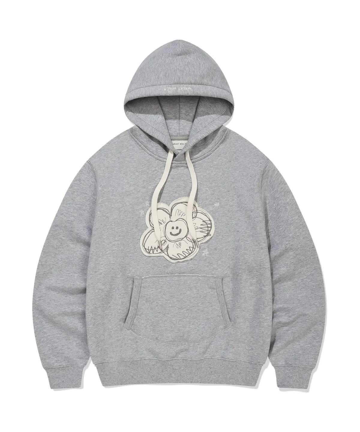 [Aespa Giselle Worn] 26SS Wacky Willy Women's Big Lily Semi-Over Hoodie