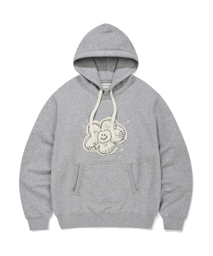 [Aespa Giselle Worn] 26SS Wacky Willy Women's Big Lily Semi-Over Hoodie