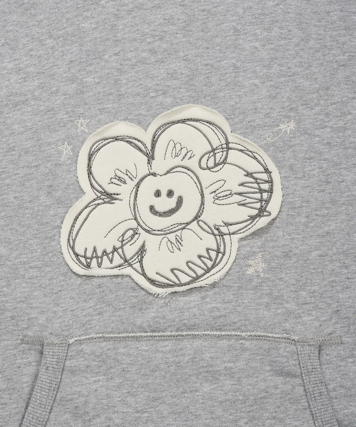 [Aespa Giselle Worn] 26SS Wacky Willy Women's Big Lily Semi-Over Hoodie