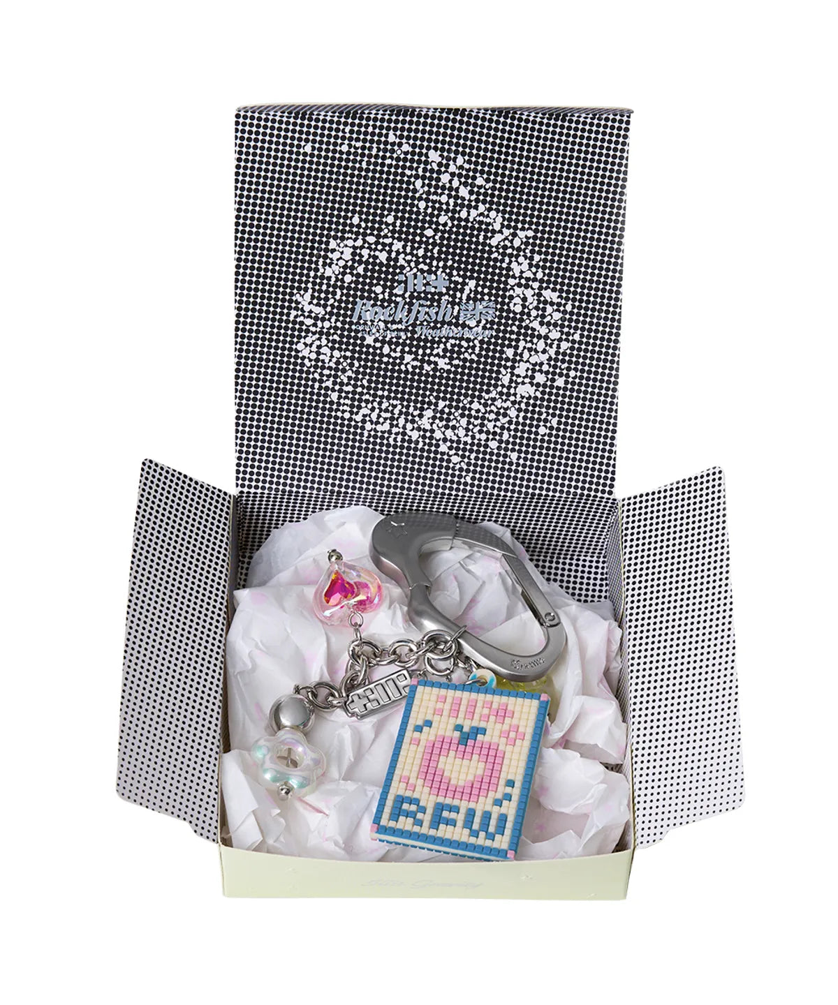 ILLIT x ROCKFISH WEATHERWEAR - KEYRING (IVORY)