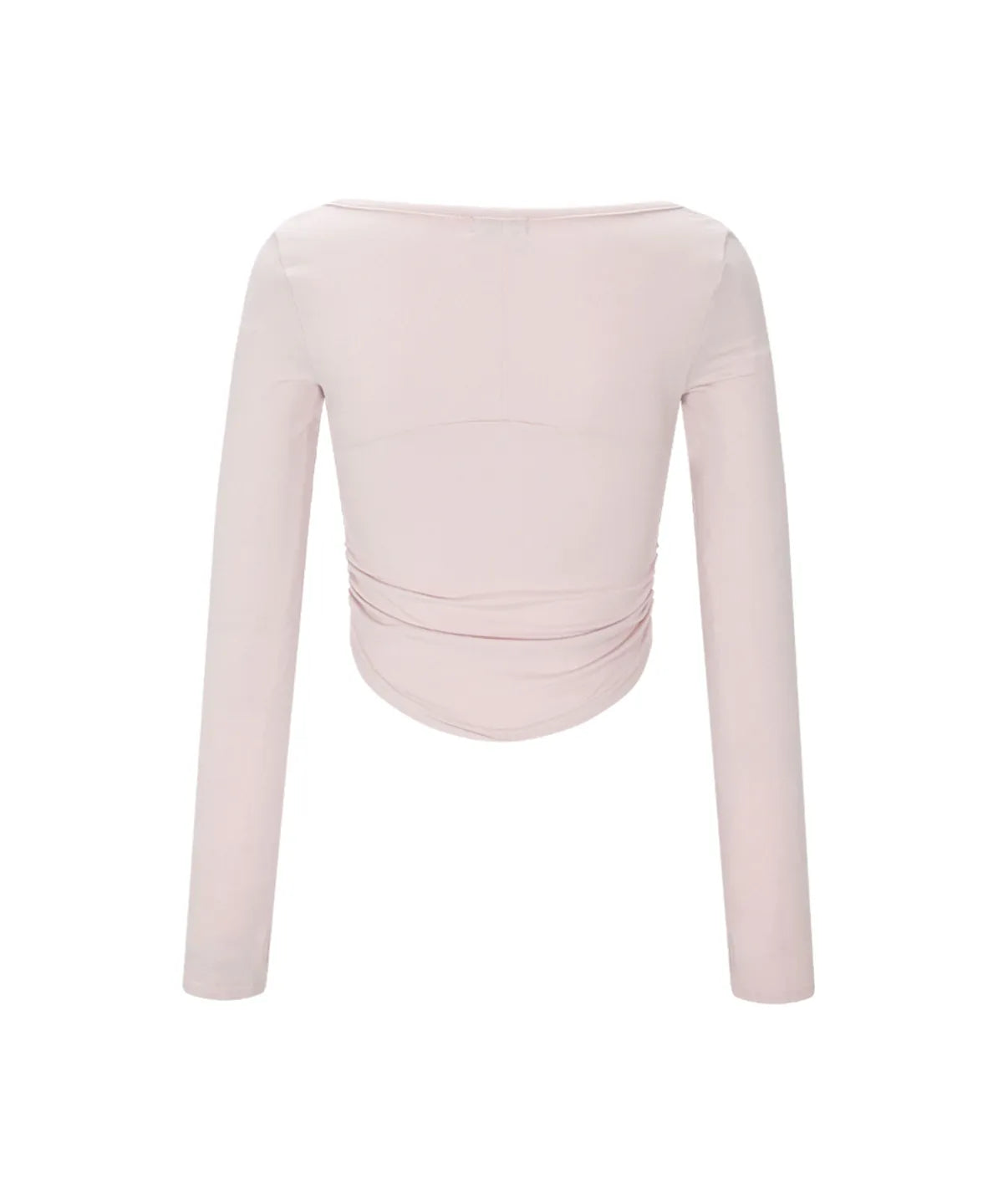 [Aespa Karina Worn] PLEASENOFOLLOW Amanda Shirring Long Sleeve Top