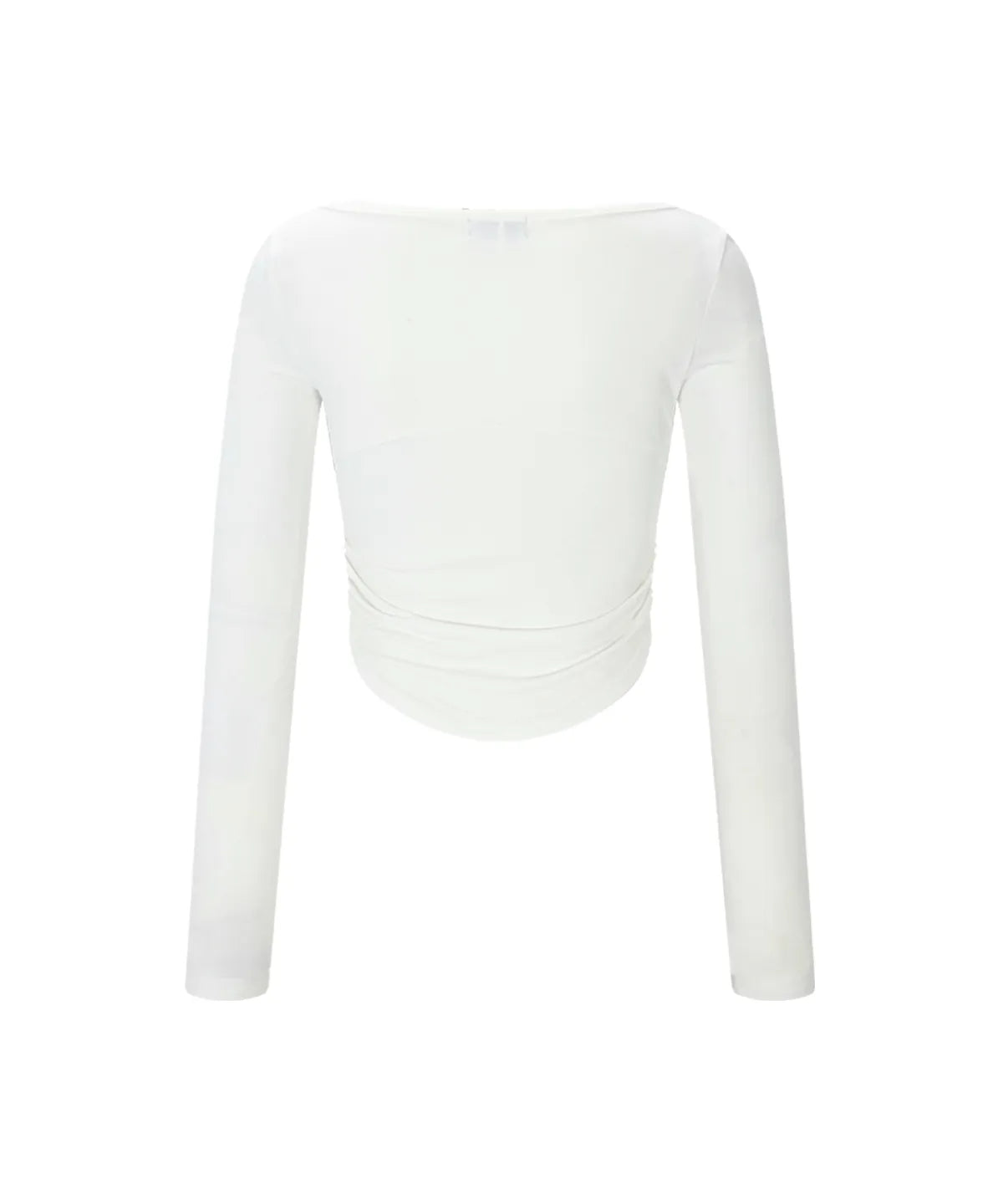 [Aespa Karina Worn] PLEASENOFOLLOW Amanda Shirring Long Sleeve Top