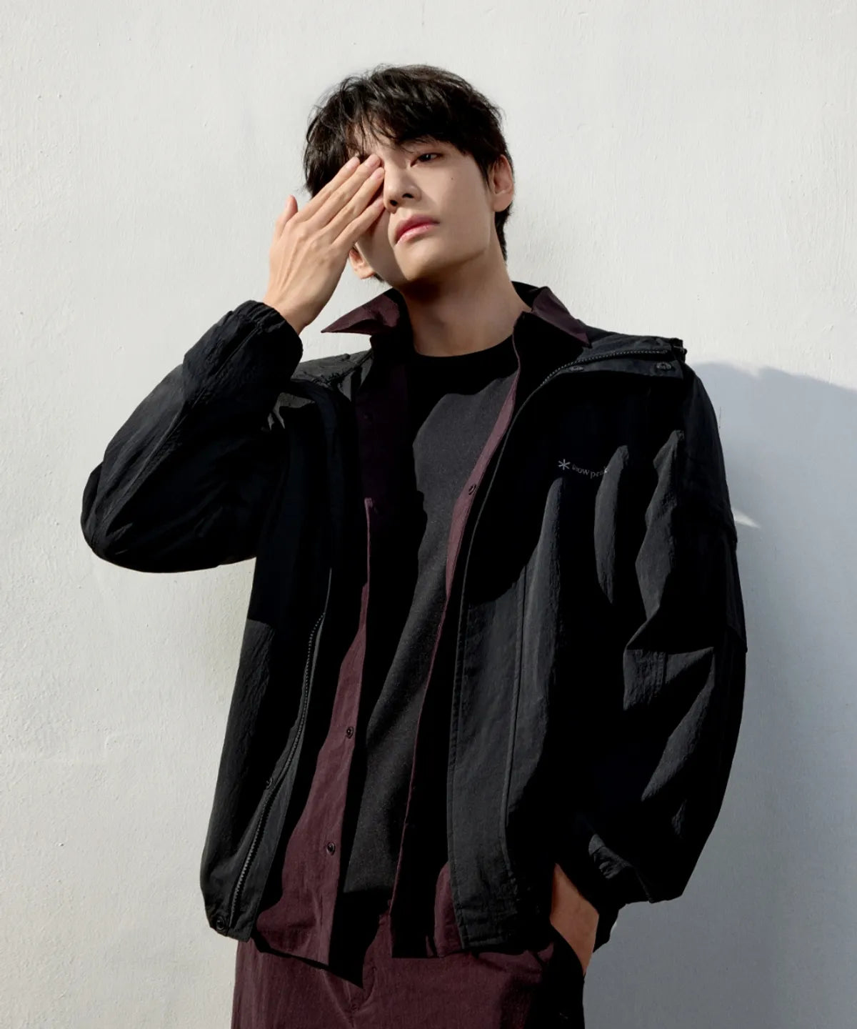 [BTS V Pick] 26SS Snow Peak Root Sleeve Pocket Windbreaker