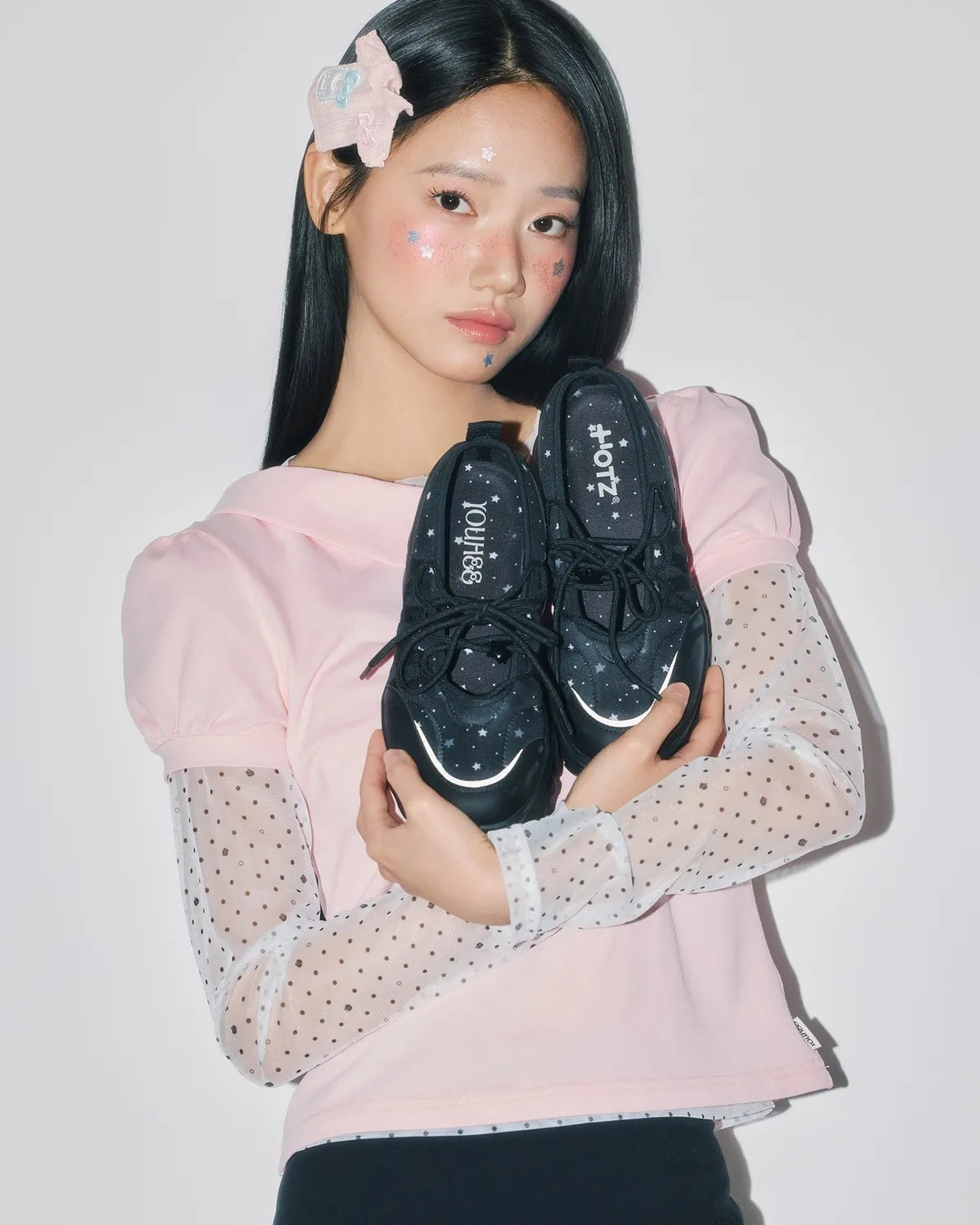 OTZ X Youhee Platform Ballerina Mary Jane Shoes Black