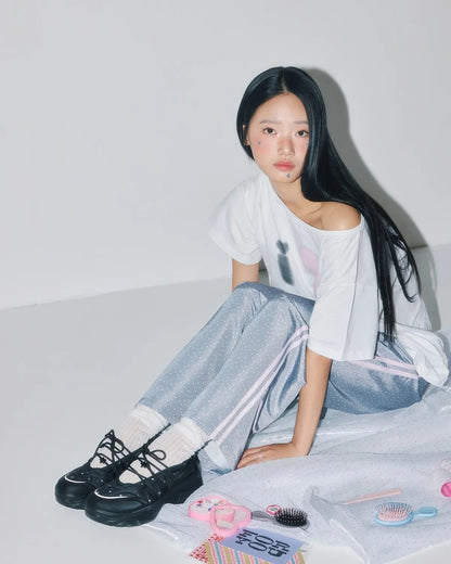 OTZ X Youhee Platform Ballerina Mary Jane Shoes Black