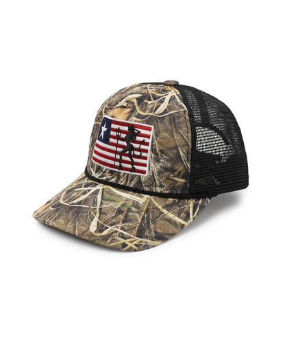 [Blackpink Jennie Worn] OY BADLANDS FLAG TRUCKER CAP
