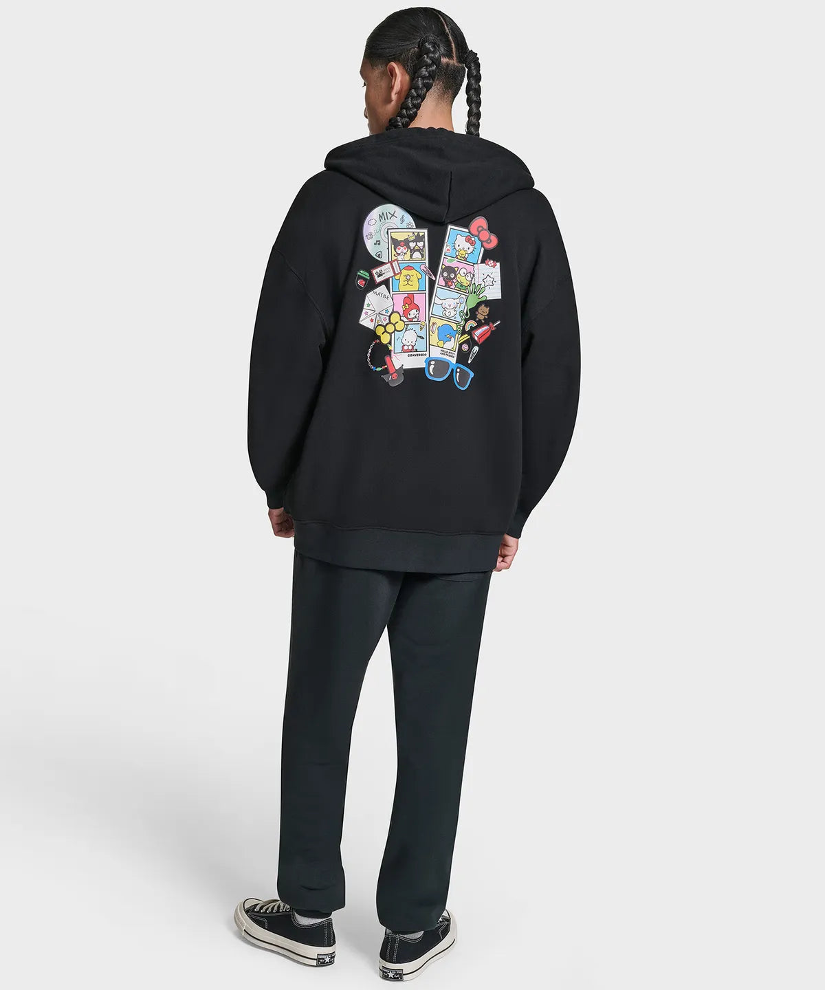 [Converse X Sanrio Characters] Full Zip Hoodie
