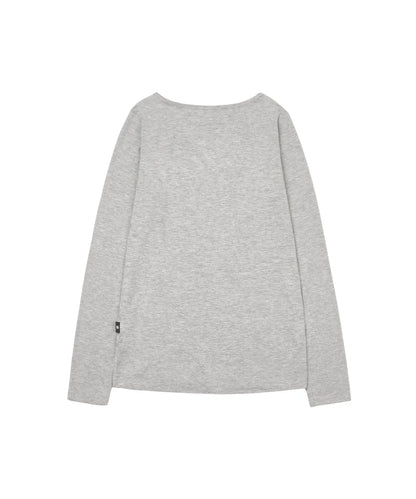 [ITZY Yeji Worn] Gila Archive USA Logo V Neck Long Sleeve