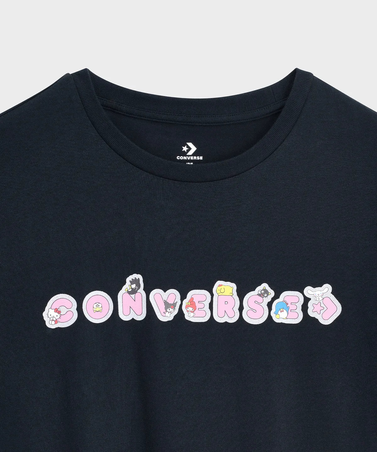 [Converse X Sanrio Characters] Sticker T-Shirt