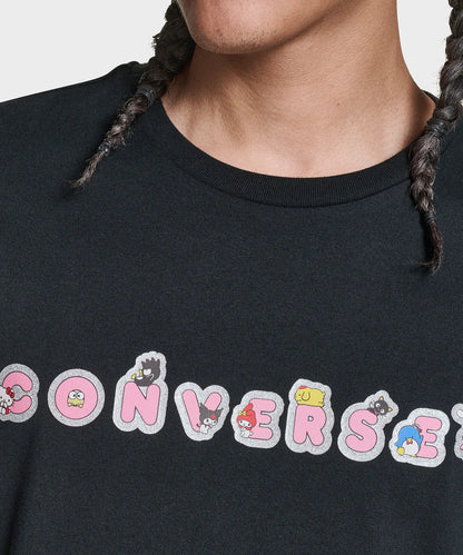 [Converse X Sanrio Characters] Sticker T-Shirt