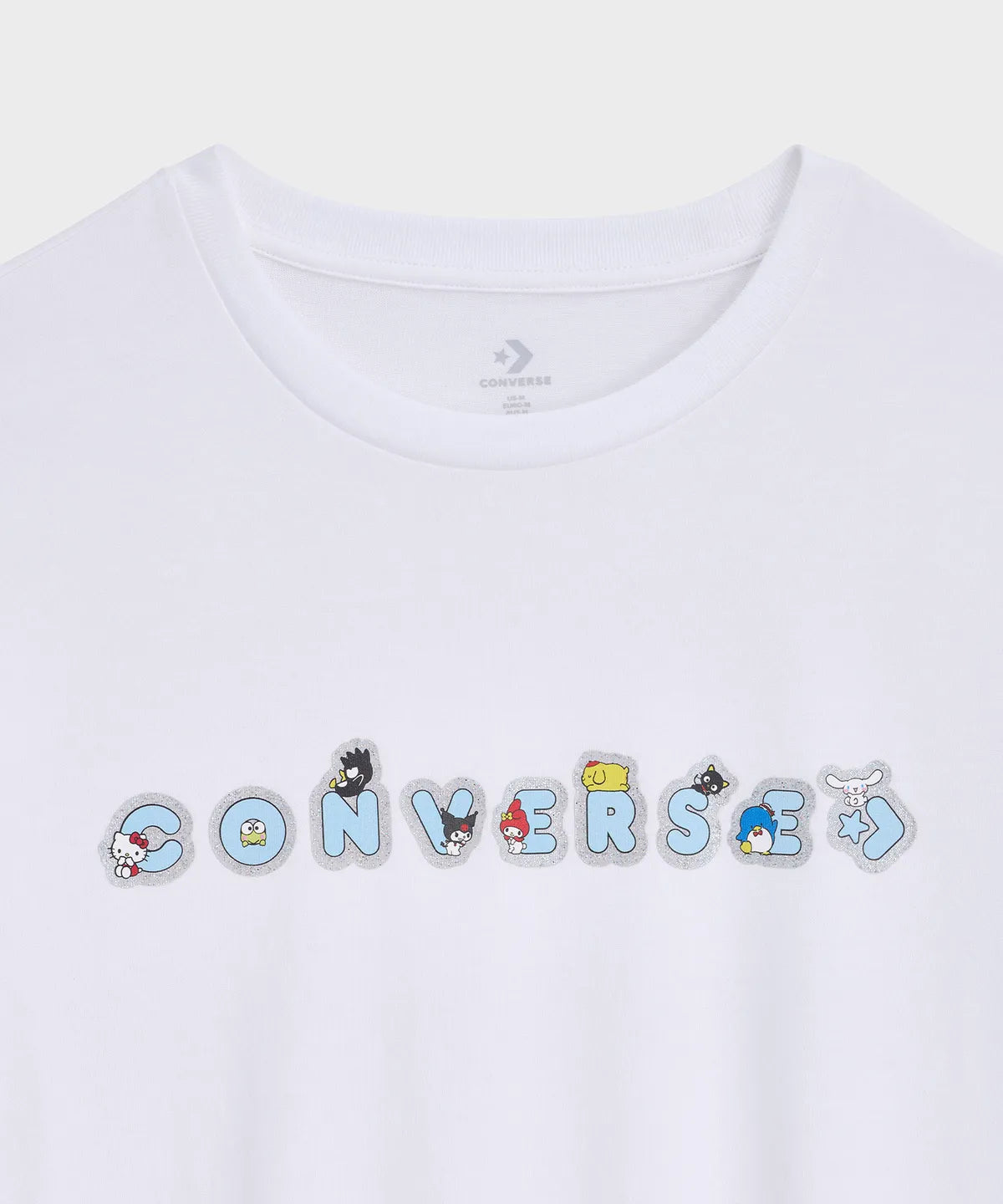 [Converse X Sanrio Characters] Sticker T-Shirt