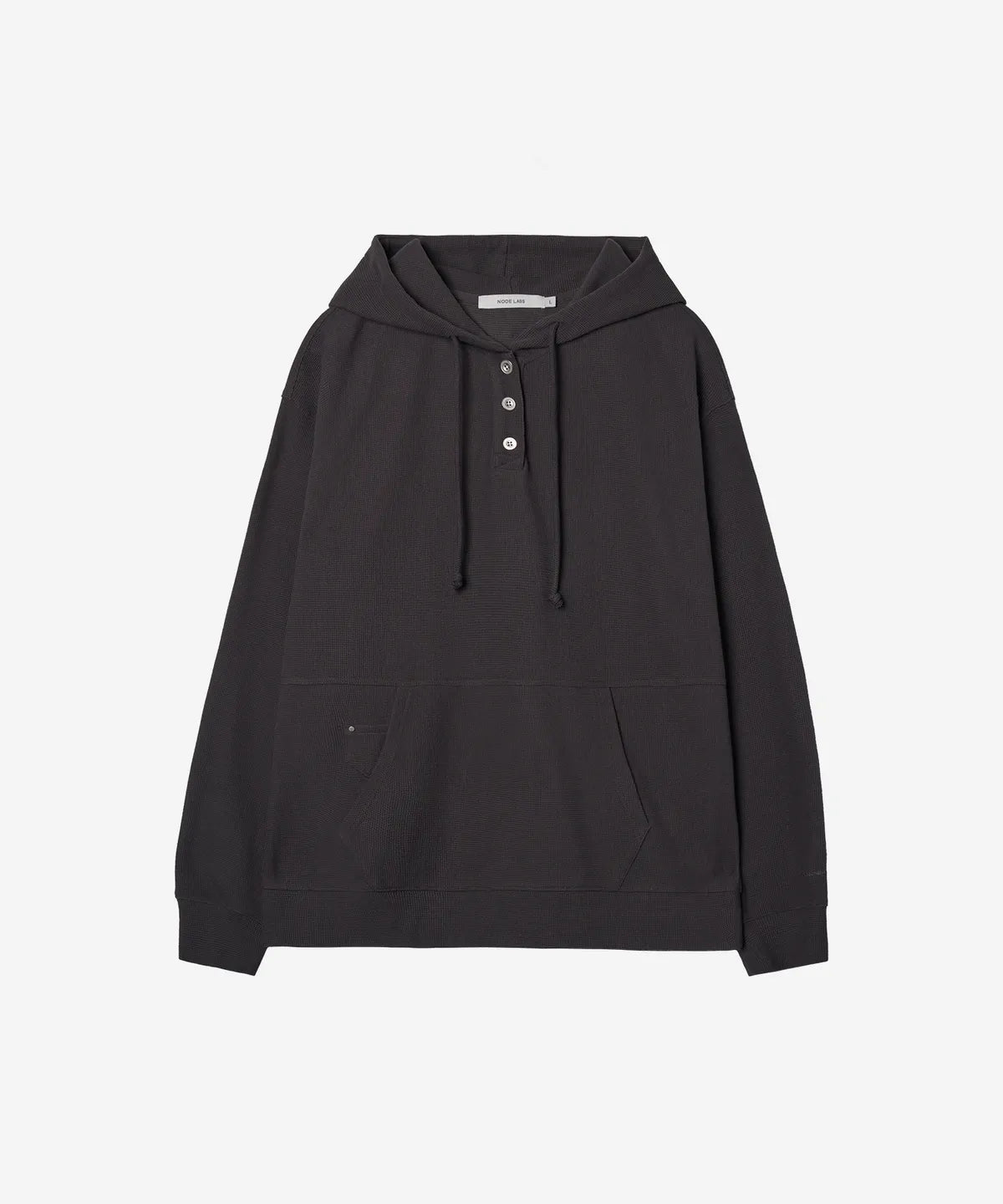 [BTS Jungkook Worn] NODE LABS DEV:10 Waffle Henley Neck Hoodie