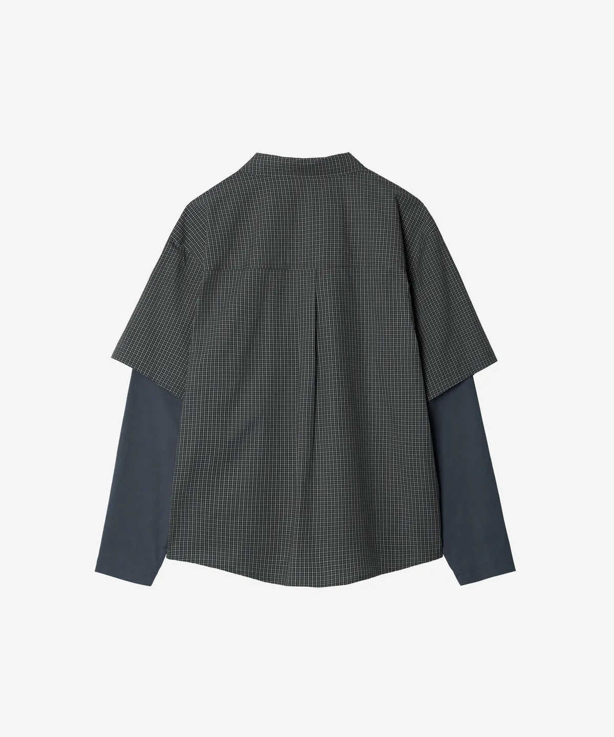[BTS Jungkook Worn] NODE LABS DEV:10 Layered Sleeve Check Shirt