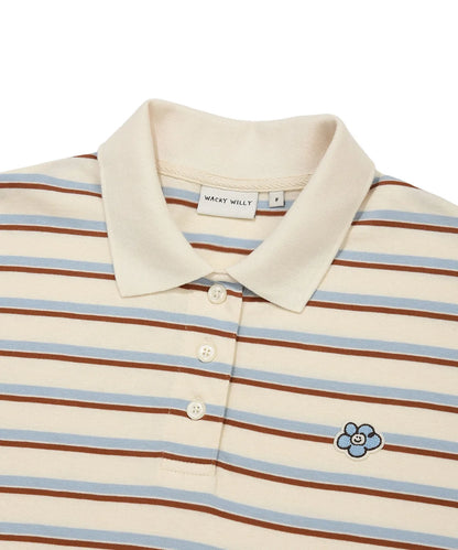 [Aespa Giselle Worn] 26SS Wacky Willy Women's Rugby Stripe Long Sleeve