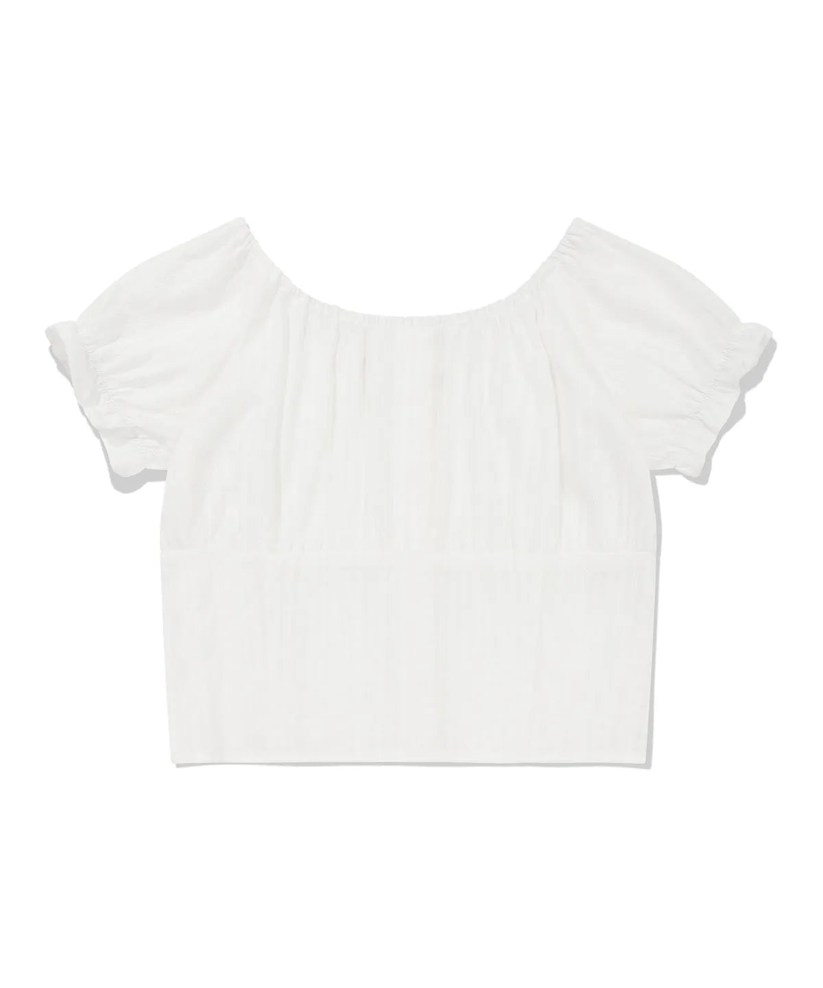 [Aespa Giselle Worn] Wacky Willy Women's Shirred Puff Blouse