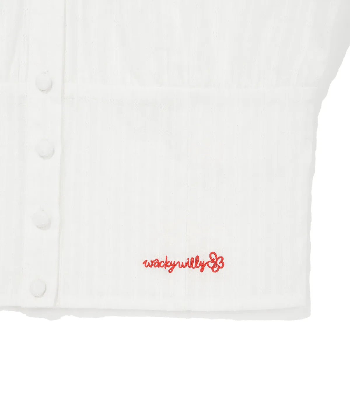 [Aespa Giselle Worn] Wacky Willy Women's Shirred Puff Blouse