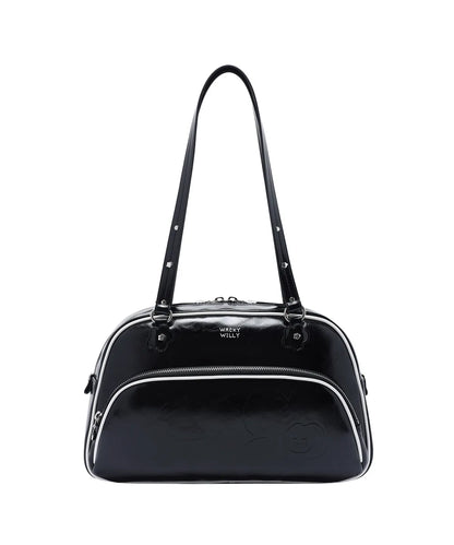 [Aespa Giselle Worn] 26SS Wacky Willy Women's School Bag Black