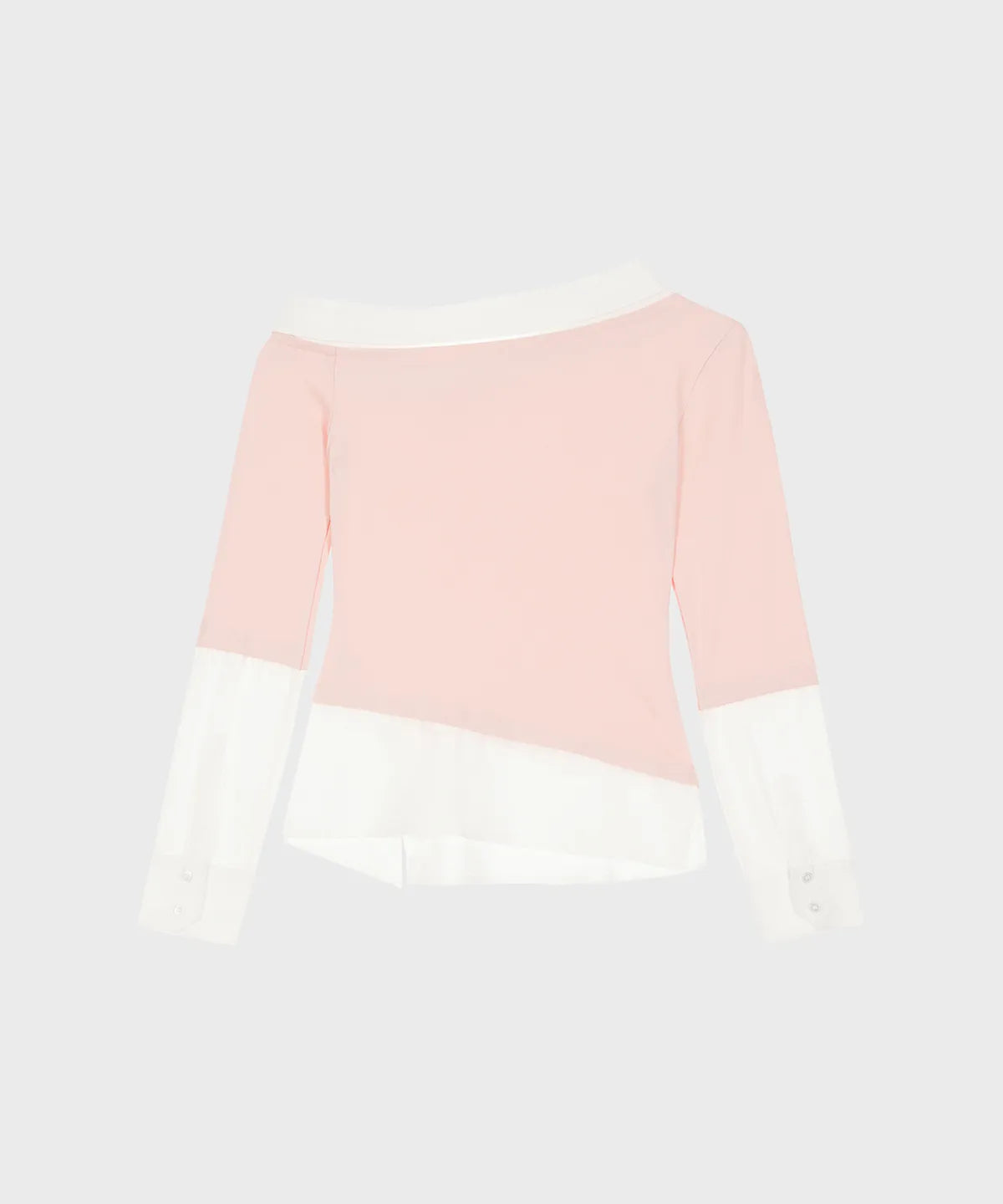 [Itzy Chaeryeong & Ive Gaeul Worn] Alki Alka One-Shoulder Layered Top