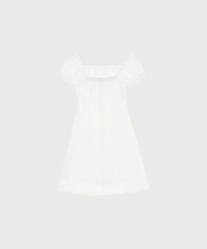 ALKI ALKA  Puff Chiffon Mini Dress