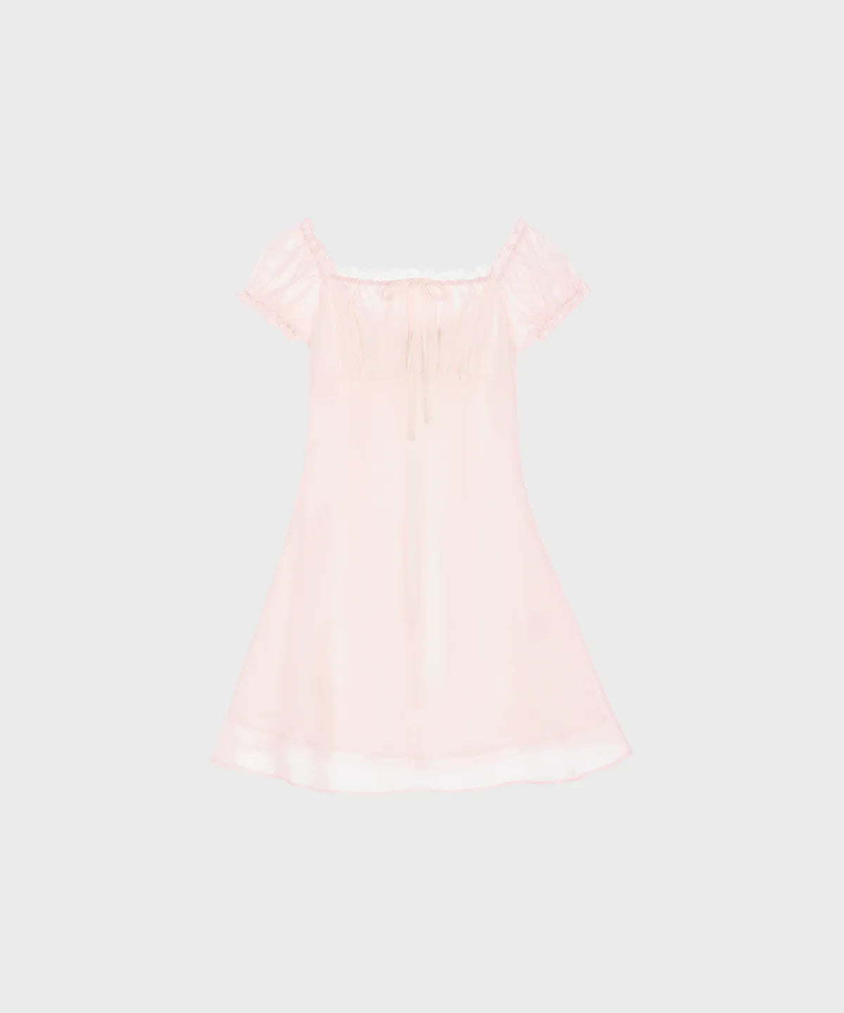 ALKI ALKA  Puff Chiffon Mini Dress