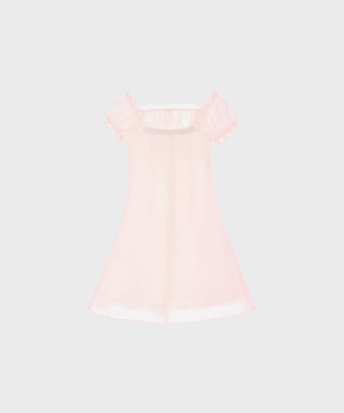 ALKI ALKA  Puff Chiffon Mini Dress