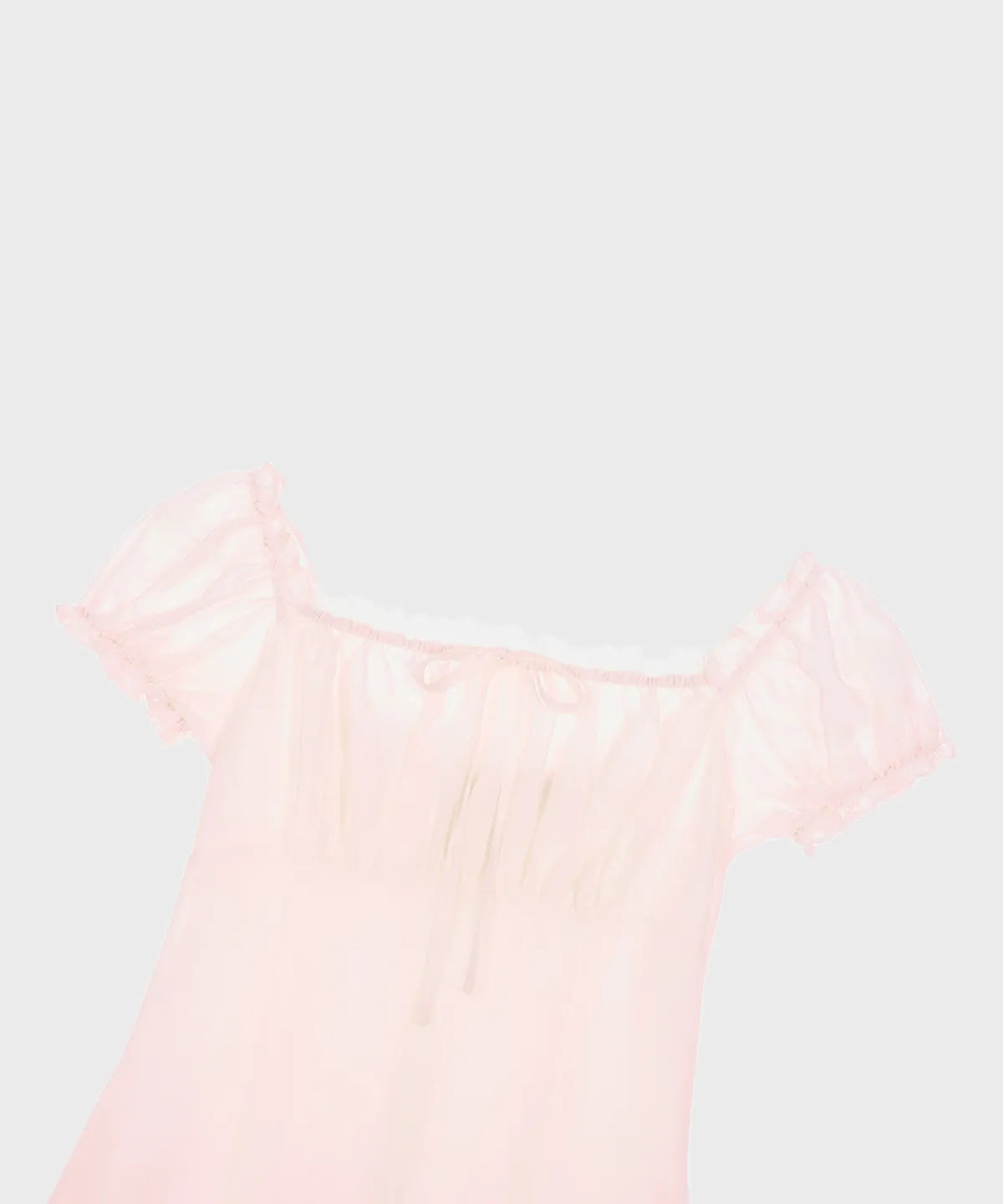 ALKI ALKA  Puff Chiffon Mini Dress