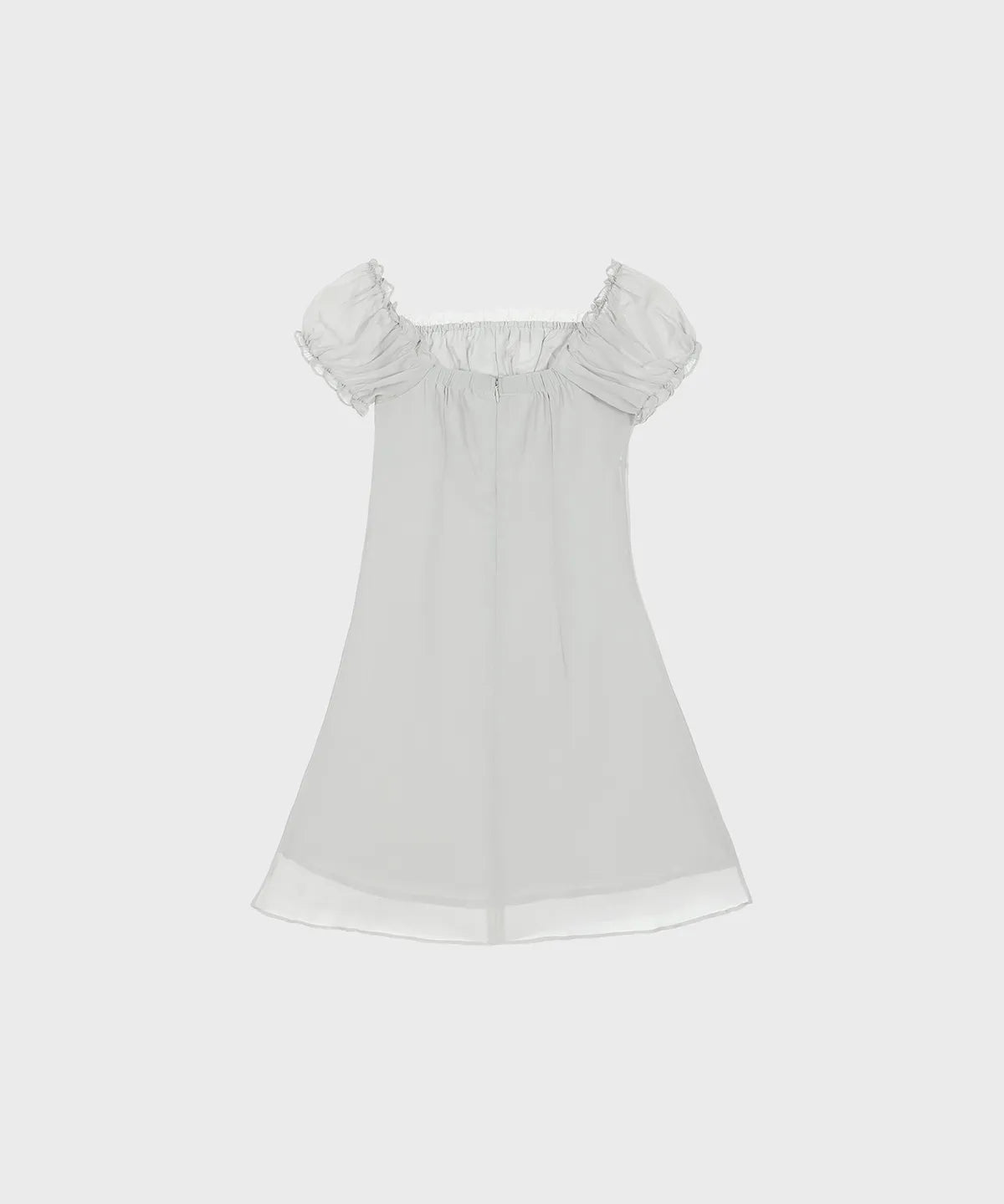 ALKI ALKA  Puff Chiffon Mini Dress