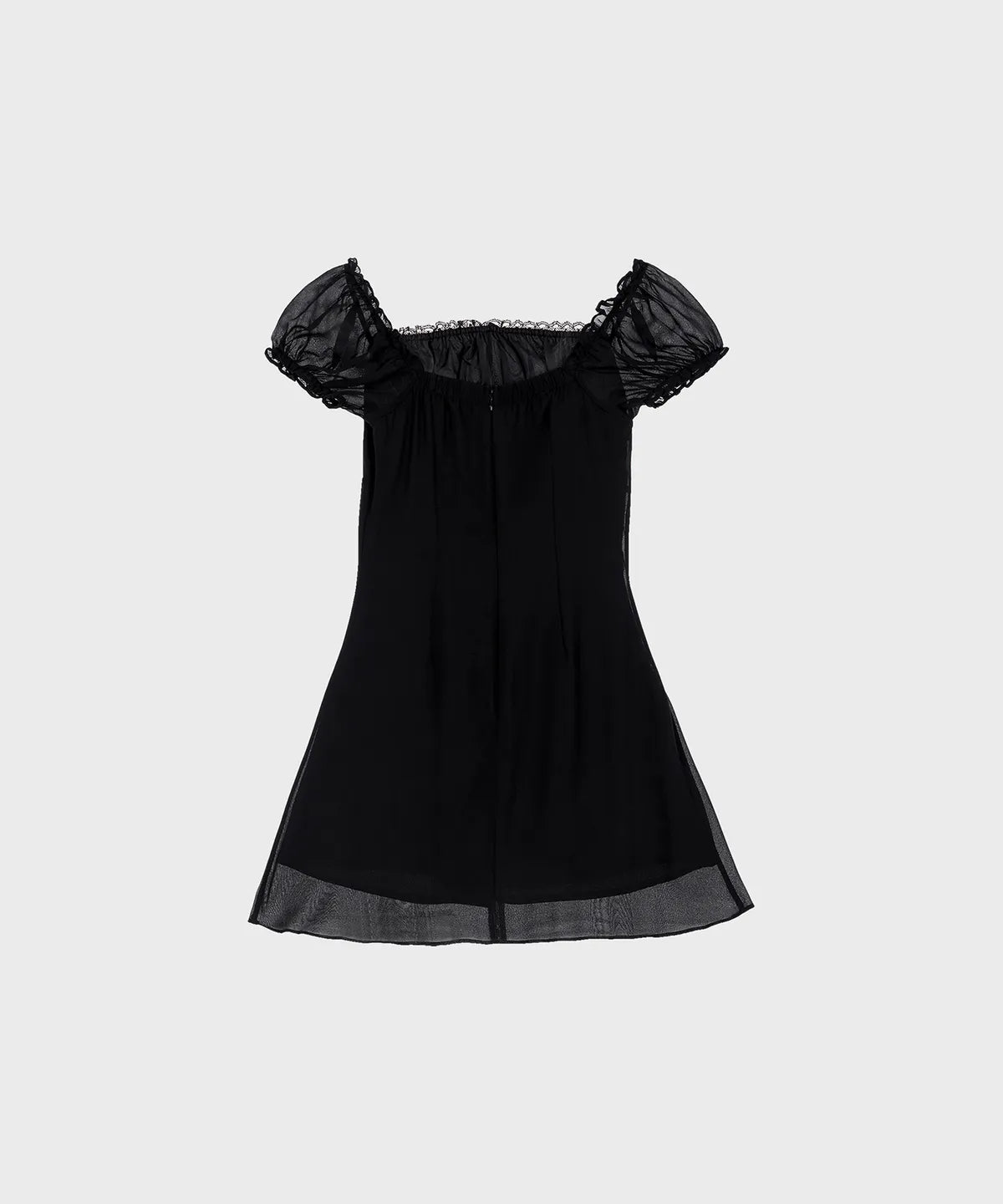 ALKI ALKA  Puff Chiffon Mini Dress