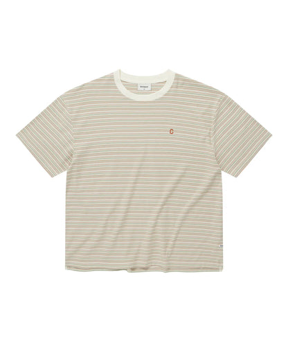[TXT Soobin Worn] 26 Summer Covernat Multi-stripe T-shirt