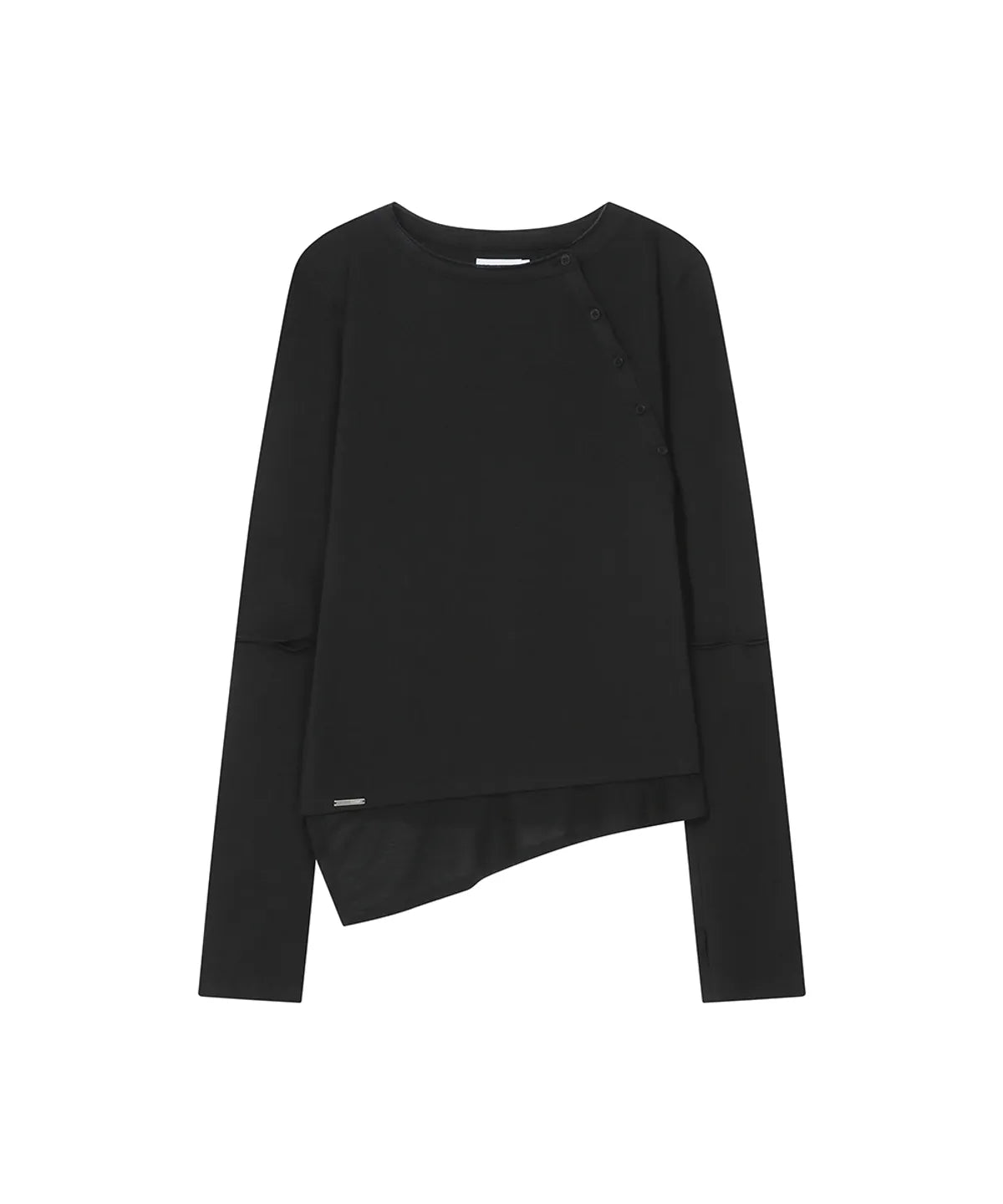 [Ive Rei Pick] Miseki Seoul Slash Button Layered Long Sleeve