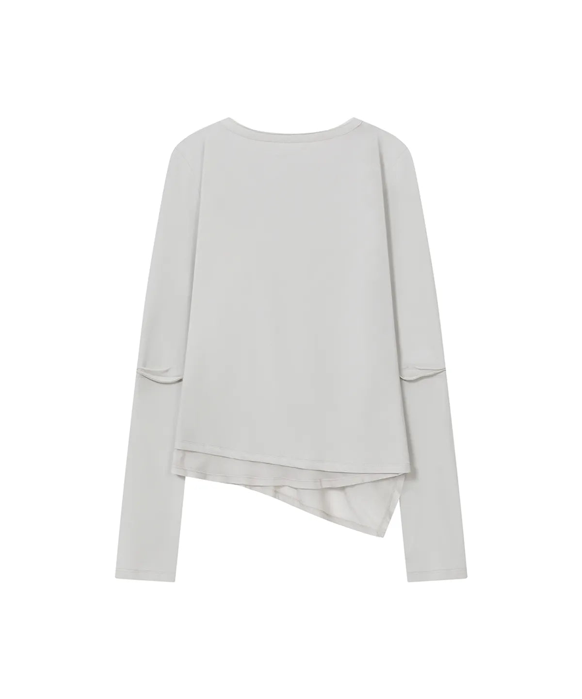 [Ive Rei Pick] Miseki Seoul Slash Button Layered Long Sleeve