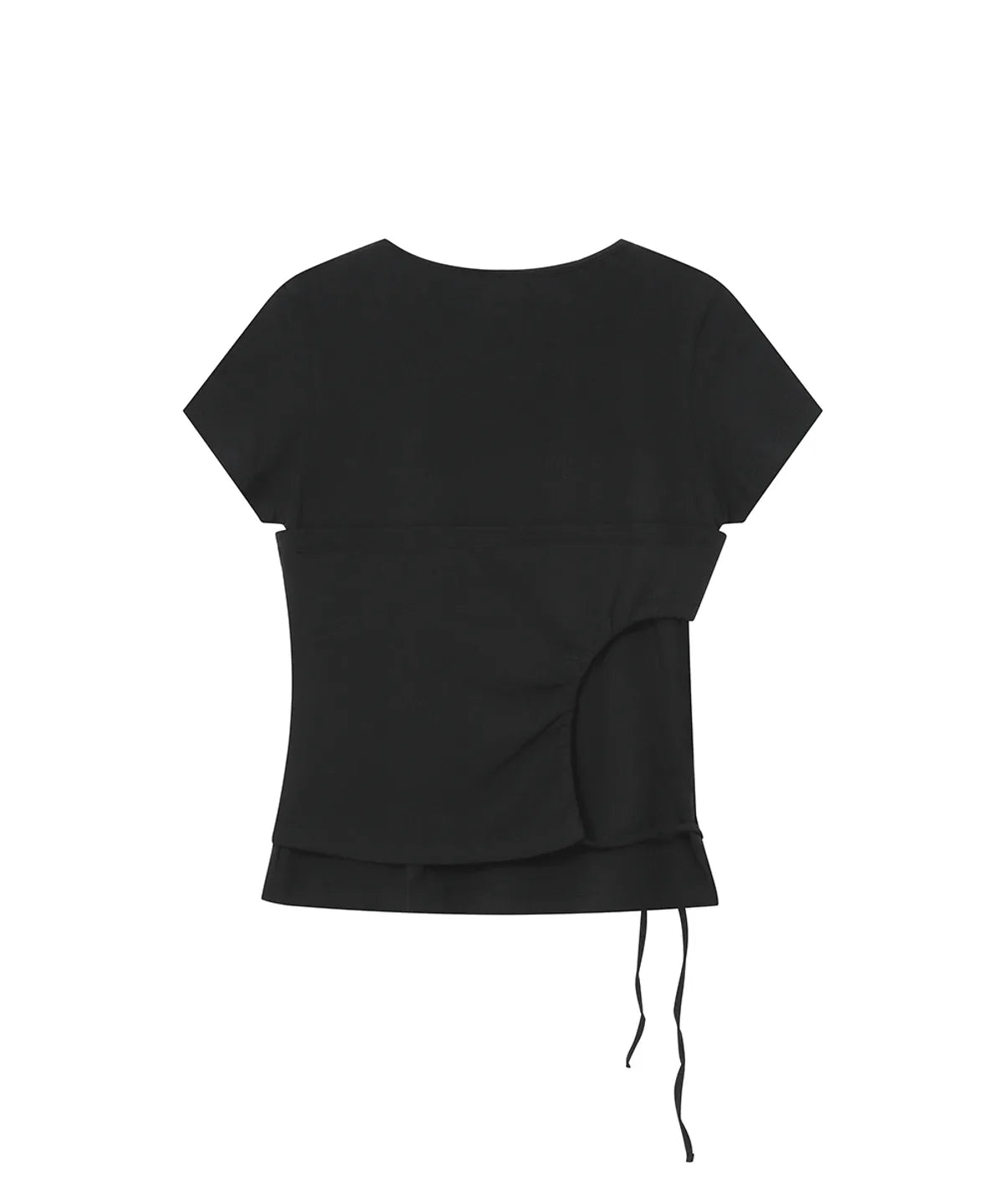 [Ive Rei Pick] Miseki Seoul String Shirring Short Sleeve