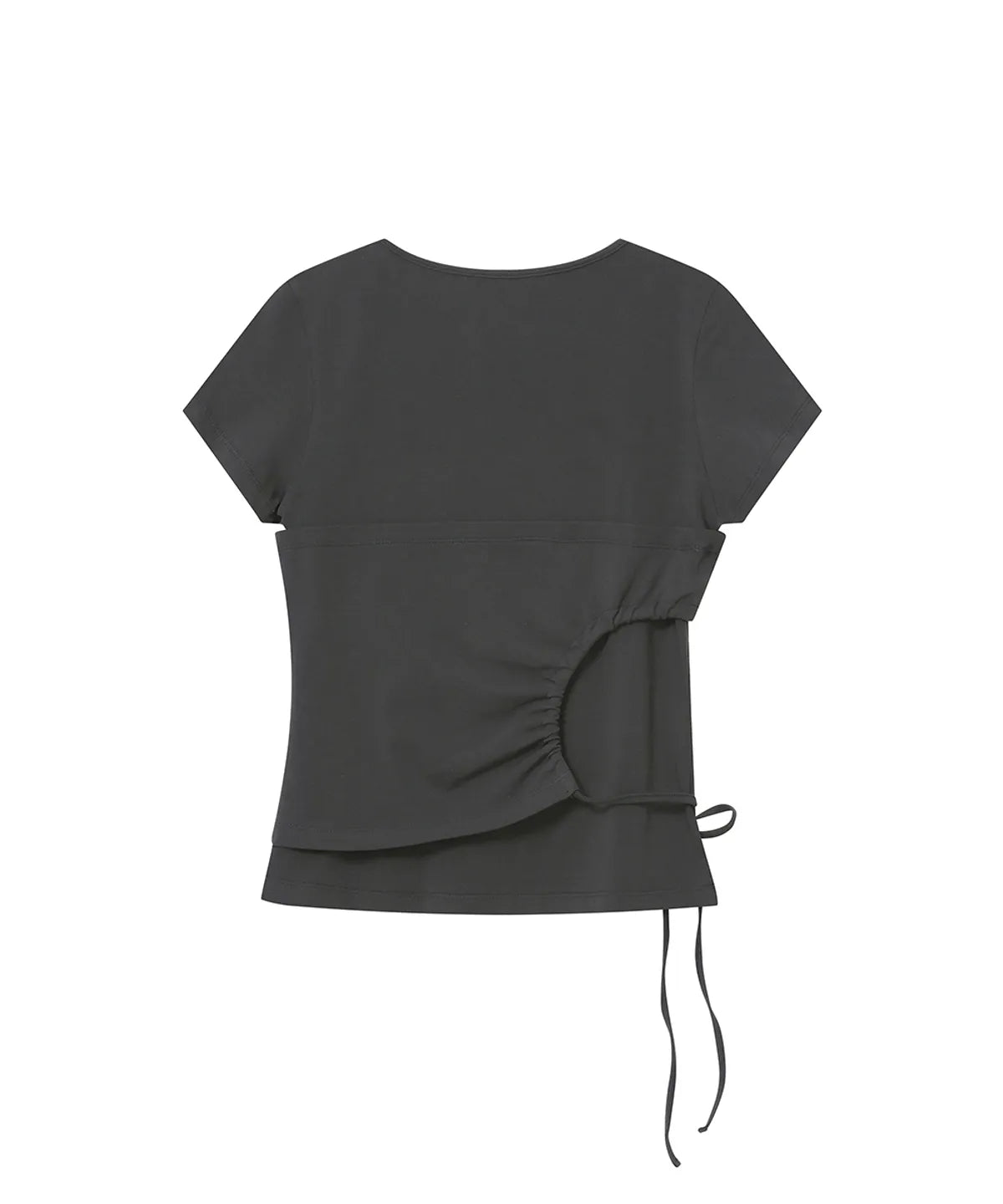 [Ive Rei Pick] Miseki Seoul String Shirring Short Sleeve