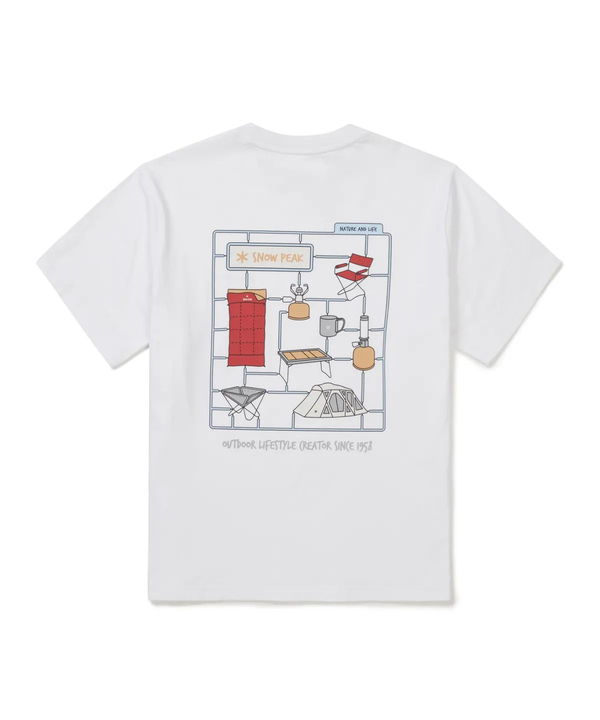 [BTS V Pick] 26SS Snow Peak Cotton Camping Short Sleeve T-shirt